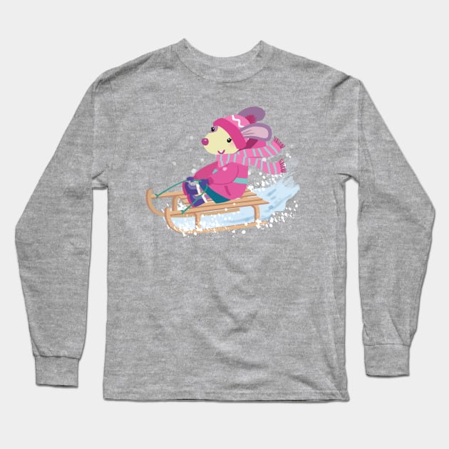 Polly sulla neve Long Sleeve T-Shirt by Kennishy09